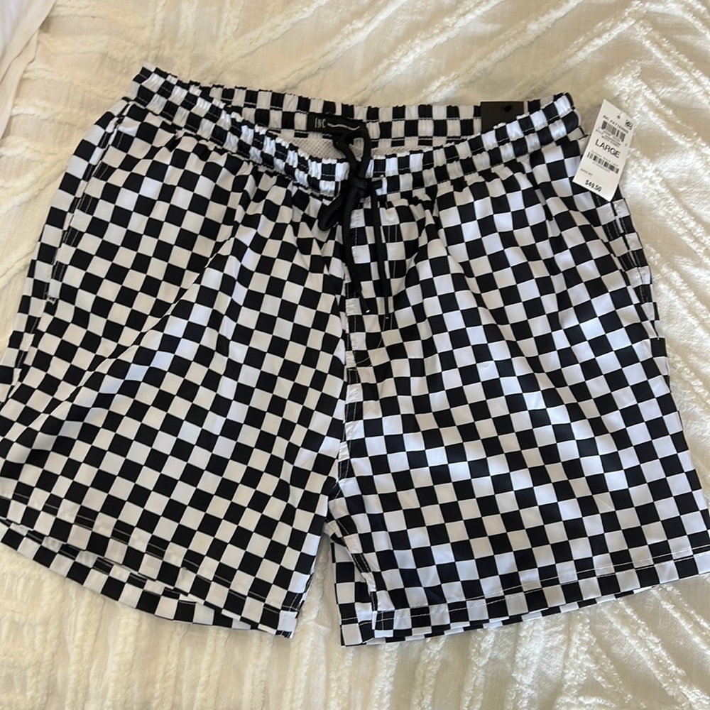 INC Mens swim shorts size Large NWT